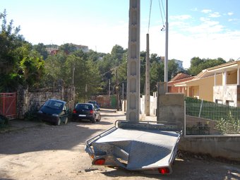 Imatge del remolc amb le qual va xocar la conductora, el 2009. L.MARÍN