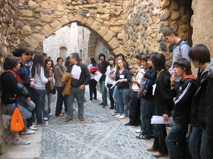 A través de la narració Quan les idees són obsessions els estudiants van conèixer els indrets més importants de Montblanc.