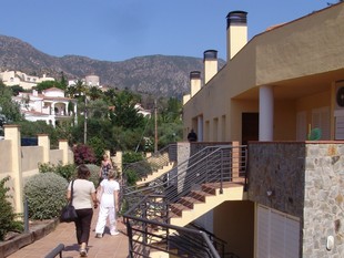 Una vista general del complex d'apartaments Sun Village. ANNA PUIG