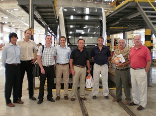 Visita dels tècnics a les instal·lacions del tren Tram d'Alacant. / . CEDIDA