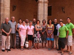 Elvira Garcia presenta les festes voltada dels col·lectius ciutadans d'Alaquàs. /  CEDIDA