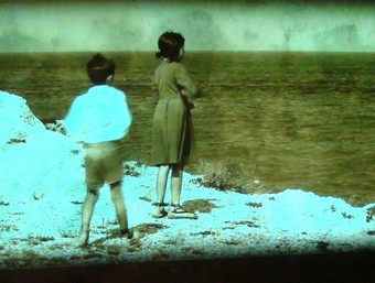 Una imatge del curtmetratge que es pot veure al búnquer.  EL PUNT