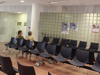Aspecte de la remodelada sala d'espera de l'ambulatori del carrer Pintor Ribera. /  CEDIDA