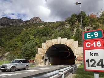 Una vista recent de la boca sud del túnel del Cadí.  GABRIEL MASSANA