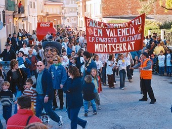 Trobada d'Escoles en Valencià en que va participar Brot de Cultura l'any passat. /  ARXIU