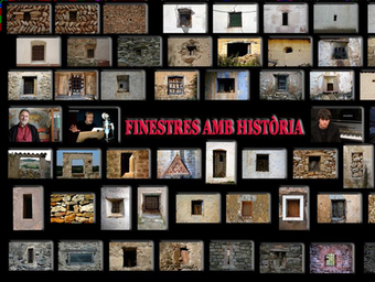 Il.lustració del muntatge audiovisual «Finestres amb història».