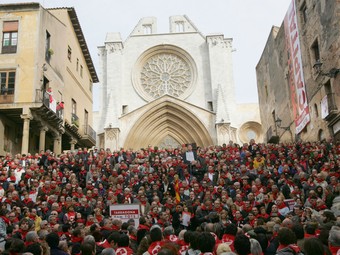 La concentració «Tarragona capital». Marta Martínez