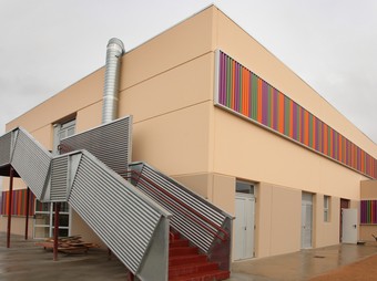La nova escola Aldric de Cassà. LLUÍS SERRAT