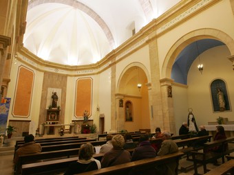 Les obres de restauració del temple parroquial es van inaugurar ahir. M. MARTÍNEZ