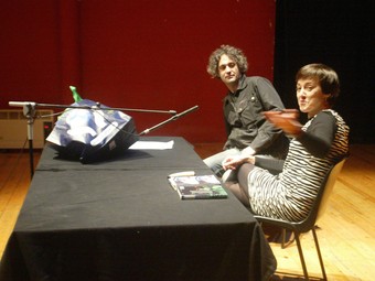 Pep Blay i Isabel Olesti, al Teatre El Magatzem de Tarragona, el 14 de gener passat.  JUDIT FERNÀNDEZ