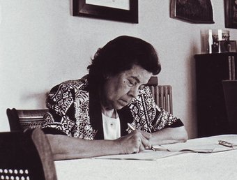 L'escriptora Maria Àngels Anglada, en una imatge d'arxiu.  EL PUNT