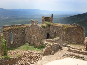 Una imatge del castell de Montsoriu.  LLUÍS SERRAT