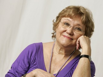 L'escriptora Isabel-Clara Simó.  JORDI PLAY