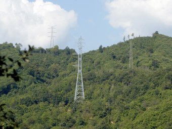 Torres de la Mat ja construïdes a les Guilleries, a la comarca de la Selva. EUDALD PICAS