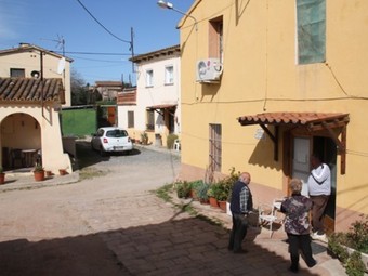 Imatge de les cases de l'espai rural de Gallecs./  ACN