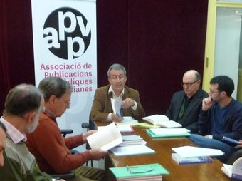 Francesc Martínez presideix la Junta de Govern de l'Associació Valenciana. /  ESCORCOLL