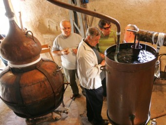 A l'antiga destil·leria s'oferiran demostracions de destil·lació d'aiguardent.  ALBA PORTA