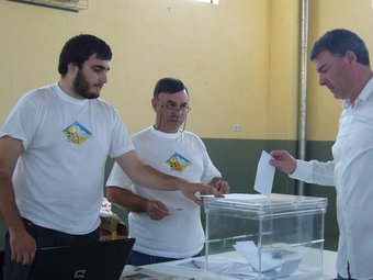 Imatge de la votació a Vilafant