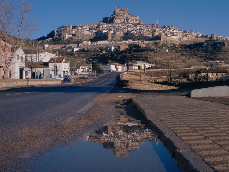 Accés a Morella per una de les dues parts de la localitat. ARXIU