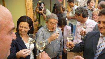 Rus i Maritina Hernández van donar compte dels millors vins de la comarca. / ESCORCOLL.