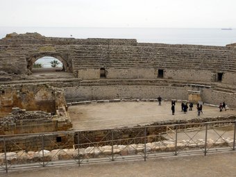 Amfiteatre de Tàrraco, un dels monuments declarats Patrimoni mundial de la Unesco.  J.F