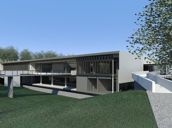Una imatge virtual del nou hospital de Rubí, Sant Cugat i Castellbisbal.