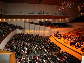 La Sala José Iturbi del Palau de la Música ha albergat l'efemèride. /  ARXIU
