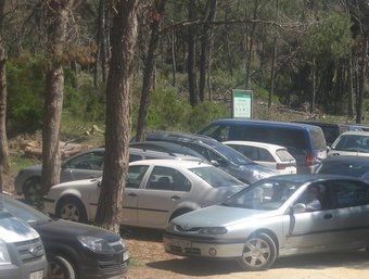 Caos de cotxes aquest cap de setmana a la zona de Castell-Cap Roig.