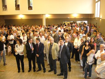Una imatge de la inauguració ahir a Vilabertran. m.v.