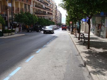 Un dels carrers per al qual s'hi sol·licita ampliació de zona blava. /  CEDIDA