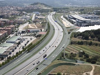 Imatge virtual de la ronda de Mataró al pas per la capital del Maresme. EL PUNT