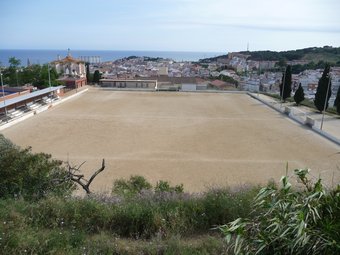 El camp de futbol municipal de Canet, darrera de la Misericòrdia. T.M