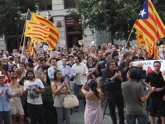 La manifestació de divendres a Palma.