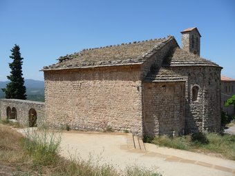 Estat actual de l'església de Santa Cecília. R.M.