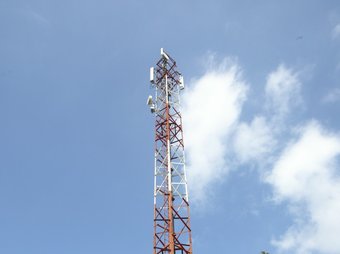 Una antena de telefonia.
