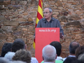 El president de la Generalitat, com a primer secretari del PSC, ha protagonitzat la trobada anual dels socialistes catalans a Vilopriu ACN
