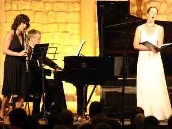 Un moment del concert , dissabte a Vilabertran JOSEP MARIA POCH