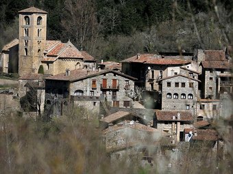 Imatge del nucli del municipi de Beget, a la comarca del Ripollès. MANEL LLADÓ