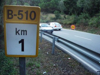 La carretera B-510 que uneix Argentona amb Llinars del Vallès passa a mans de la Diputació. QUIM PUIG