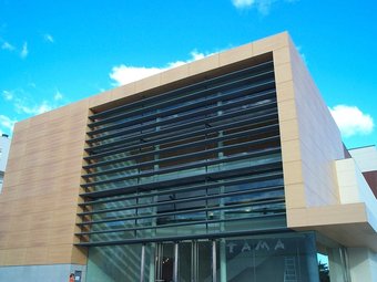 Façana principal del Teatre Auditori Municipal d'Aldaia. ARXIU