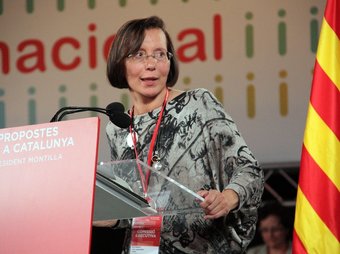 Montserrat Tura a la conferència nacional del PSC EL PUNT