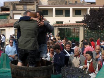 Una imatge de la Festa del Vi i de la Verema a l'Antiga de Poboleda EL PUNT