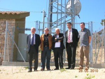 L'antena de telecomunicacions s'inaugurà l'abril. EL PUNT