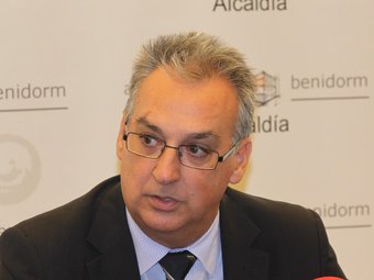 L'alcalde de Benidorm, Agustín Navarro. ARXIU