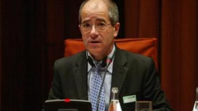 Bourquin al Parlament de Catalunya al març passat quan va intervenir -en francès- per defensar les corrides.  J. RAMOS
