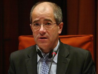 Christian Bourquin, en una sessió al Parlament de Catalunya a la que va assistir per defensar les curses de braus JUANMA RAMOS