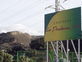 Canteras La Ponderosa SA és la firma de referència al Camp de Tarragona en l'extracció d'àrids. JUDIT FERNÀNDEZ