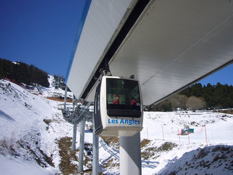 Instal·lacions d'esquí a la comarca delCapcir. ACN