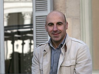L'escriptor d'Alcoi Silvestre Vilaplana, ahir a Barcelona JOSEP LOSADA