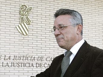 Aparici arriba a la Ciutat de la Justícia de Castelló EFE